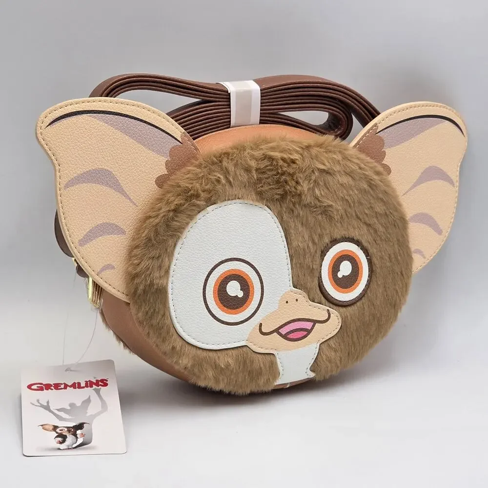 Gremlins Gizmo Fuzzy Figural Crossbody Bag New - Picture 2 of 3